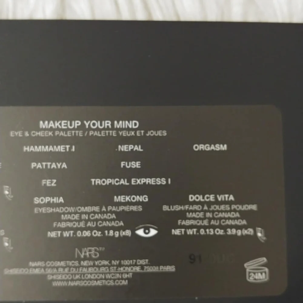 💖FIRM! NWT NARS MAKE UP YOUR MIND EYESHADOW & CHEEK PALETTE (LIMITED EDITION)